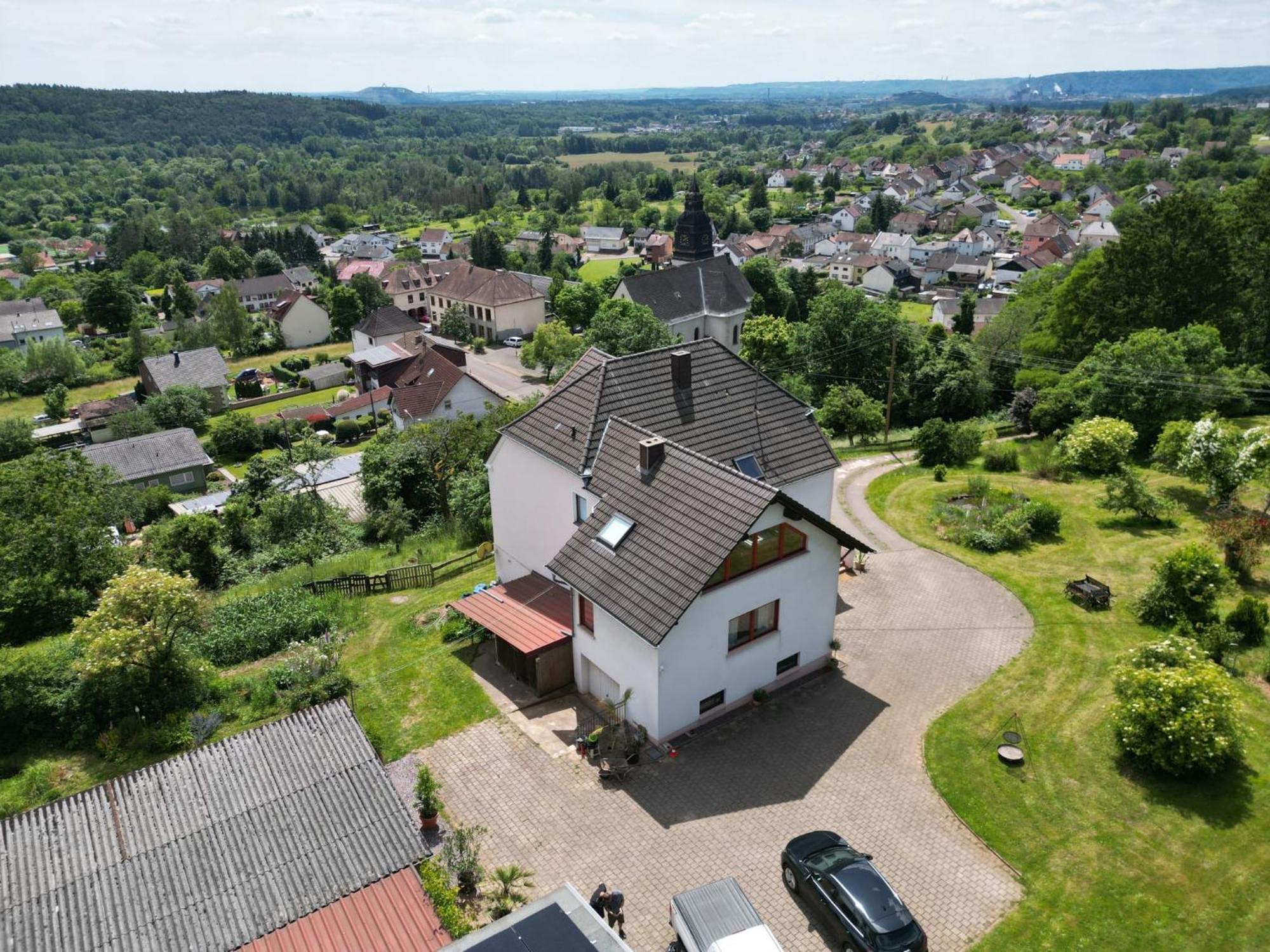 Villa Ueberblick Nalbach Bagian luar foto